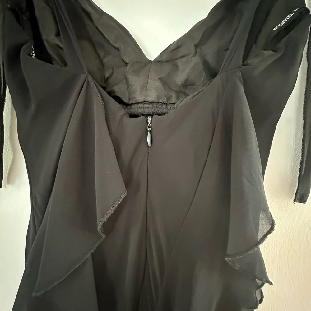 City Triangles Black Sleeveless Maxi Gown Size 3 - Picture 5 of 7